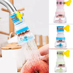 Fan Water Saving Tap, 360˚ Degree Rotatable Water Saving Tap, Durable Faucet Filter Nozzle, Tap Aerator Diffuse Faucet Nozzle Filter Adapter