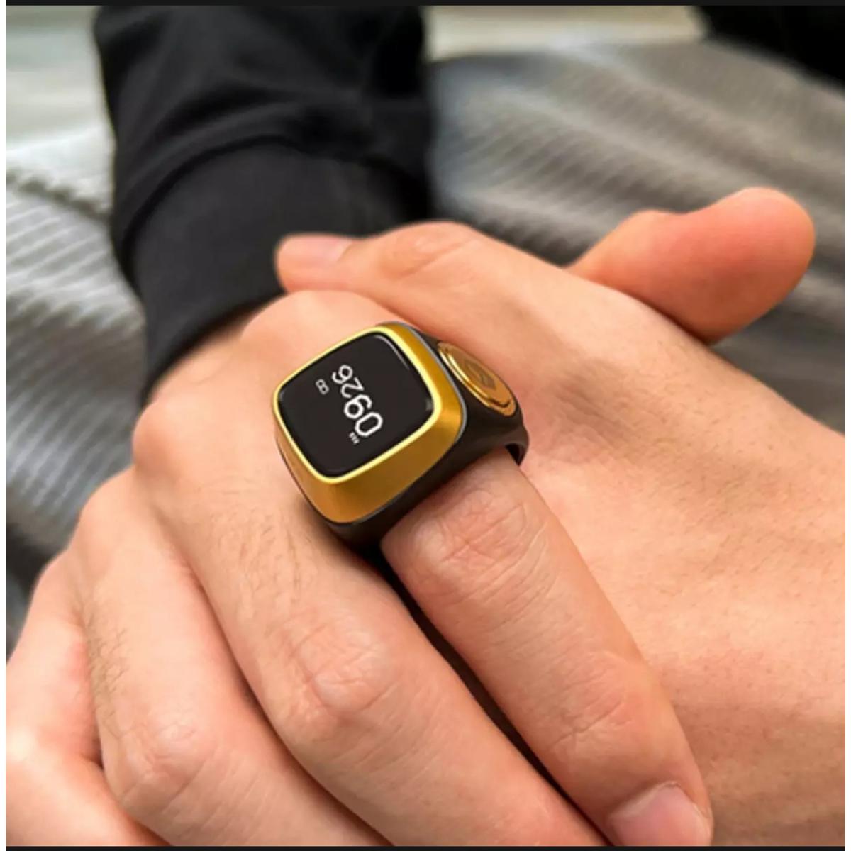 Iqibla Smart Tasbih Tally Counter for Muslims Zikr Ring Digital Tasbeeh 5 Prayer Time Vibration Reminder Waterproof