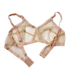 Padded & Non-Wired Full Net Transparent Bras