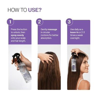 Rosemary Water Spray For Hair Growth & Hair Thickness With Rice Water |100% Natural Extract