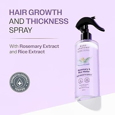 Rosemary Water Spray For Hair Growth & Hair Thickness With Rice Water |100% Natural Extract