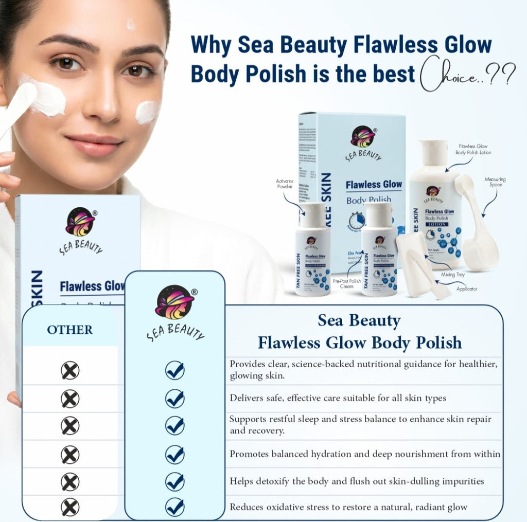 Sea Beauty Tan Polish Face & Body✅